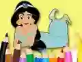 لعبة Coloring Book: Princess Jasmine على الانترنت