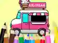لعبة Coloring Book: Ice Cream Car على الانترنت