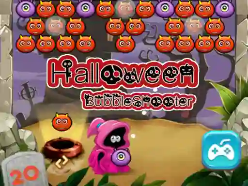 لعبة Halloween Bubble Shooter على الانترنت