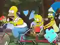 لعبة Jigsaw Puzzle: Simpson Family Riding على الانترنت