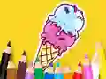 لعبة Coloring Book: Cool Ice Cream على الانترنت