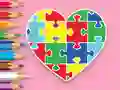 لعبة Coloring Book: Heart Jigsaw على الانترنت