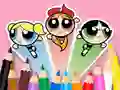 لعبة Coloring Book: The Powerpuff Girls على الانترنت