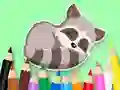 لعبة Coloring Book: Baby Raccoon على الانترنت