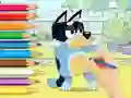 لعبة Coloring Book: Bluey And Bingo على الانترنت