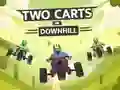 لعبة Two Carts Downhill على الانترنت