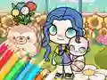 لعبة Coloring Book: Avatar World Babycare على الانترنت