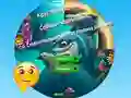 لعبة Round Jigsaw Puzzle Collect Pictures of Funny Ocean Inhabitants على الانترنت