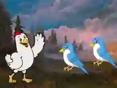 لعبة Hen Meet the Buddy على الانترنت