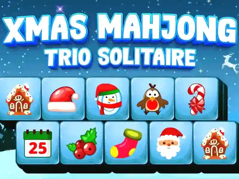 لعبة Xmas Mahjong Trio Solitaire على الانترنت