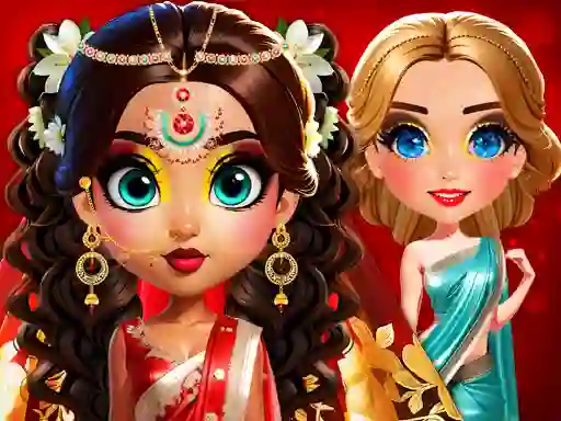 لعبة Asoka Makeup Indian Bride على الانترنت