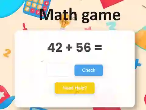 لعبة Math game على الانترنت