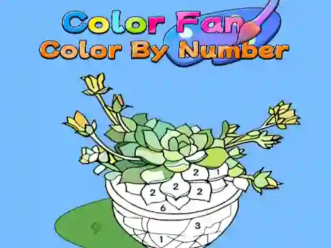 لعبة Color Fan: Color By Number على الانترنت