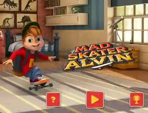 لعبة Mad Skater Alvin على الانترنت