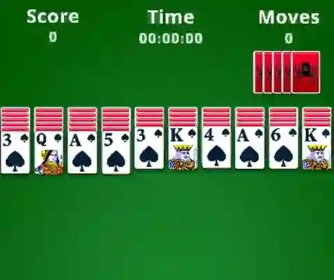 لعبة Spider Solitaire على الانترنت