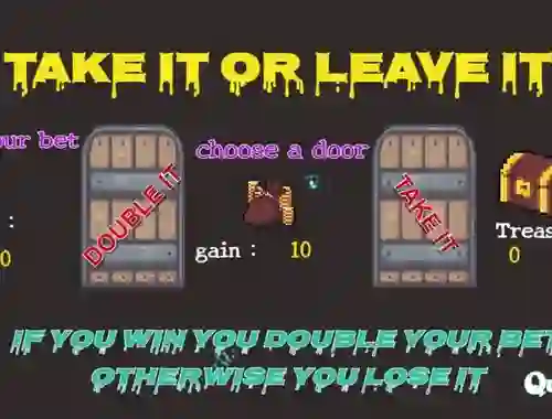 لعبة Take It Or Leave It على الانترنت