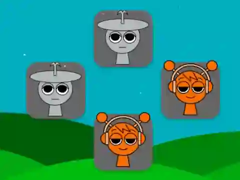 لعبة Sprunki Pairs على الانترنت