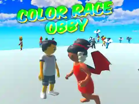 لعبة Color Race Obby على الانترنت