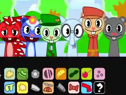 لعبة Happy Sprunk Friends على الانترنت