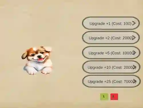 لعبة Dog Clicker على الانترنت