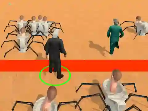 لعبة Cameraman vs Skibidi Survival على الانترنت