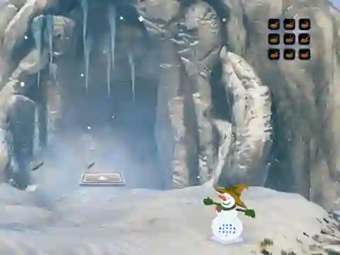لعبة Help the Frozen Santa على الانترنت