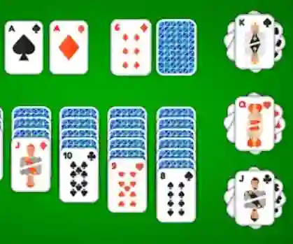 لعبة Klondike Solitaire 4 Suits على الانترنت