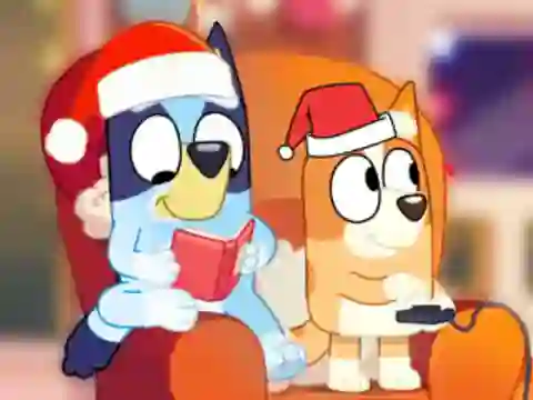 لعبة Jigsaw Puzzle: Bluey Christmas Party على الانترنت