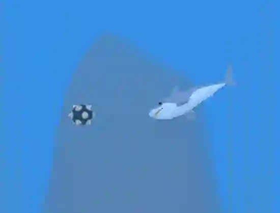 لعبة Lonely Shark Frenzy على الانترنت