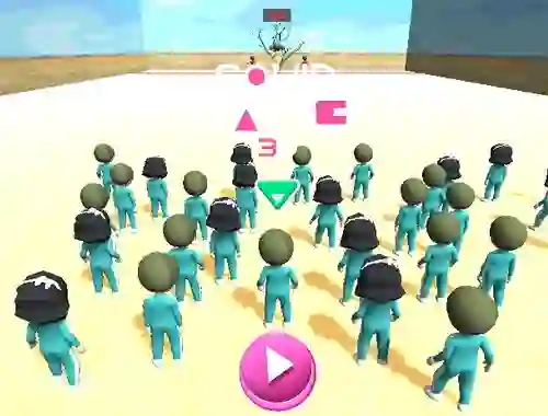 لعبة Squid Game Race 3d على الانترنت