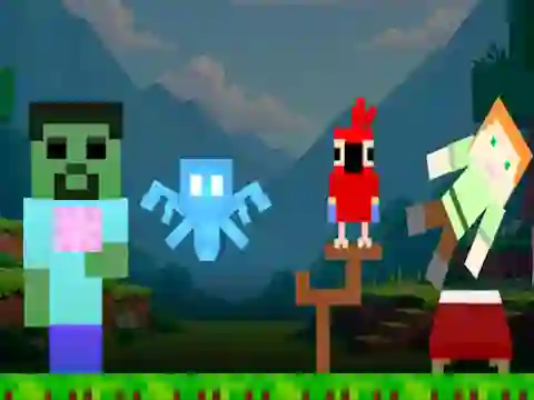 لعبة Sprunki Craft على الانترنت