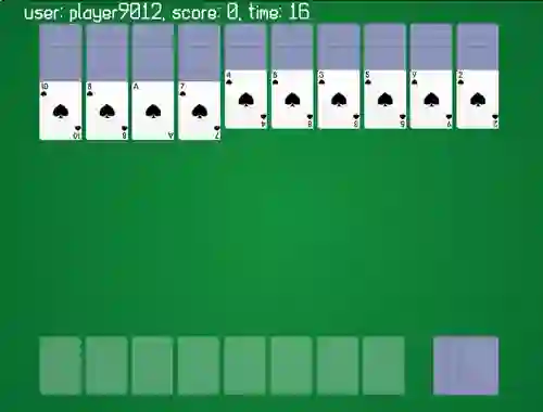 لعبة Spider Solitaire Classic Ver على الانترنت