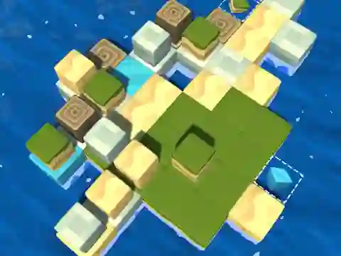 لعبة Cube Island: ASMR Relax Puzzle على الانترنت