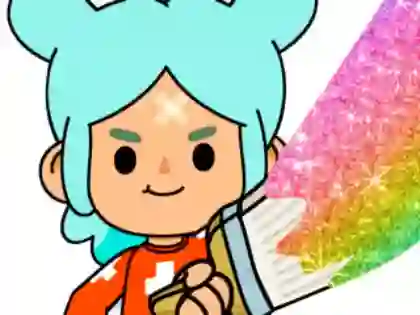 لعبة Coloring Book: Toca Boca Rita على الانترنت