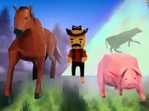 لعبة Farmers Versus Aliens على الانترنت