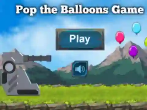 لعبة Pop The Balloons Game على الانترنت