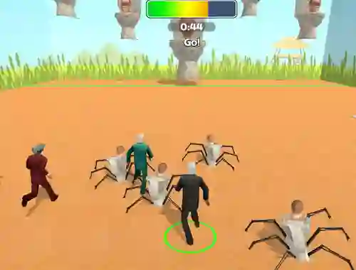 لعبة Cameraman Vs Skibidi Survival على الانترنت
