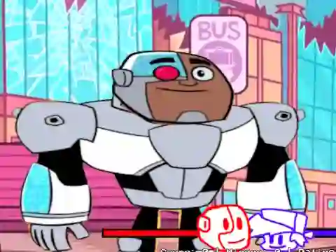 لعبة Friday Night Funkin' vs Cyborg: Full Week على الانترنت