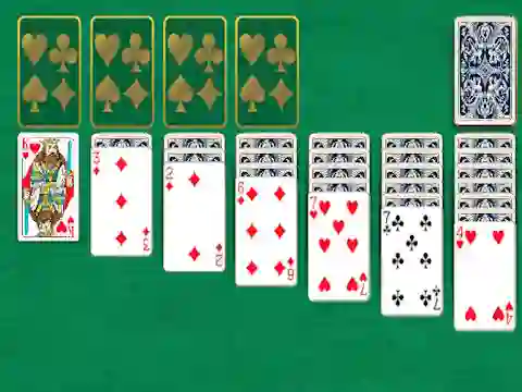 لعبة Klondike Classic Solitaire على الانترنت