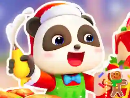 لعبة Jigsaw Puzzle: Baby Panda Christmas Chef على الانترنت