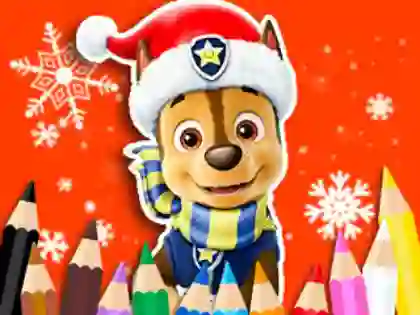 لعبة Coloring Book: PAW Patrol Christmas على الانترنت