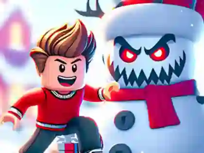 لعبة Jigsaw Puzzle: Roblox Snowball Battle على الانترنت