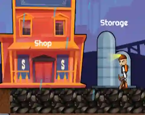 لعبة Dungeon Miner على الانترنت