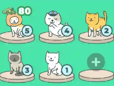 لعبة Meow Merge على الانترنت