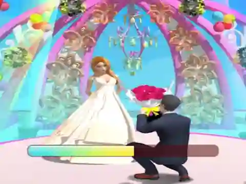لعبة Bridge Race Wedding Master على الانترنت