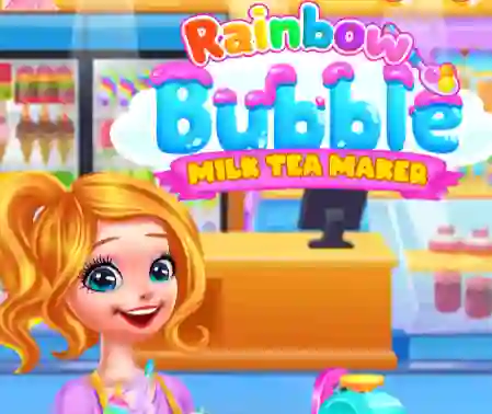 لعبة Rainbow Bubble Milk Tea Maker على الانترنت