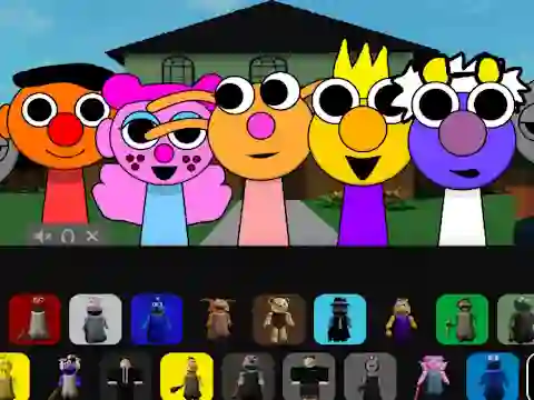 لعبة Sprunki Puppet على الانترنت