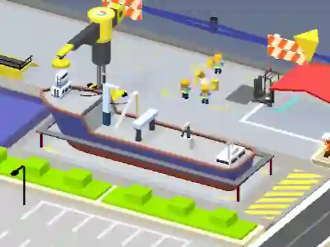 لعبة Shipbuilding tycoon على الانترنت