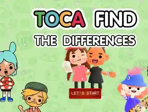 لعبة Toca Find The Differences على الانترنت