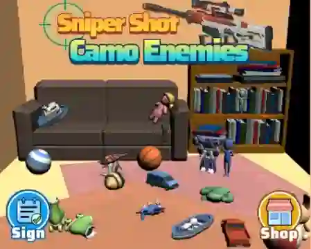 لعبة Sniper Shot Camo Enemies على الانترنت